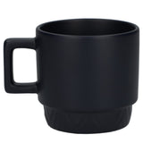 Paco 12oz Ceramic Mug — Navy (NY) — blank back view — 3