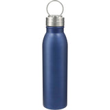 Vida 24oz Stainless Steel Bottle — Navy (NY) — blank back view — 13
