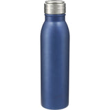 Vida 24oz Stainless Steel Bottle — Navy (NY) — blank front view — 12