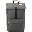 Aft Recycled 15" Computer Rucksack — Charcoal (CA) — blank front view