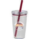 Anna 15 oz Recycled Acrylic Straw Tumbler custom branded promotional drinkware