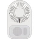 Audio Breeze Desktop Fan with Bluetooth Speaker 7195-76 White (WH) supplier blank product view 10