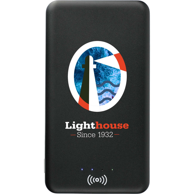 Axial 4000 mAh Wireless Power Bank SM-2826BK Black (BK), supplier product view 1
