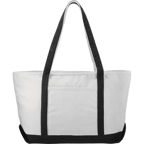 Baltic 18oz Cotton Canvas Zippered Tote custom branded promotional totes
