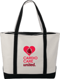 Baltic 24oz Cotton Canvas Tall Zippered Tote custom branded promotional totes — 1