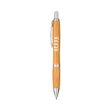 Bamboo Nash Ballpoint Pen custom branded promotional pens — 1