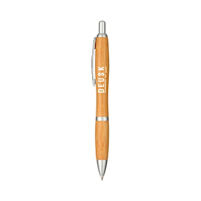 Bamboo Nash Ballpoint Pen custom branded promotional pens