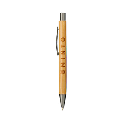 Bamboo Quick-Dry Gel Ballpoint custom branded promotional pens