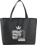 Big Boy Non-Woven Shopper Tote custom branded promotional totes — 1