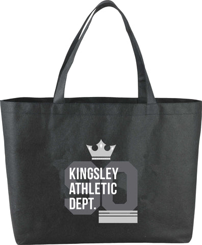 Big Boy Non-Woven Shopper Tote custom branded promotional totes