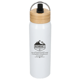 Billy 26oz Eco-Friendly Aluminum Bottle W/ FSC® 100% Bamboo Lid custom branded promotional drinkware — 1