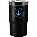 Bluff 12oz Vacuum Tumbler & Cooler — Black (BK) — decorated front view