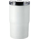 Bluff 12oz Vacuum Tumbler & Cooler — White (WH) — blank front view