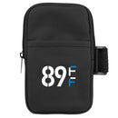 Bottle Buddy Water Bottle Pouch — Black (BK) — decorated front view