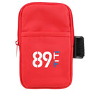 Bottle Buddy Water Bottle Pouch — Red (RD) — decorated front view