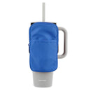 Bottle Buddy Water Bottle Pouch — Royal (RYL) — blank front view