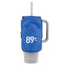 Bottle Buddy Water Bottle Pouch — Royal (RYL) — decorated front view
