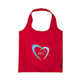 Bungalow Foldaway Shopper Tote Bag custom branded promotional product — 1