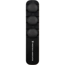 Cable Buddy Desktop Cable Organizer in Black — supplier decorated front view
