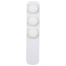 Cable Buddy Desktop Cable Organizer in White — supplier blank front view