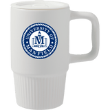 Camden 13 oz Ceramic Mug with Lid custom branded promotional drinkware — 1