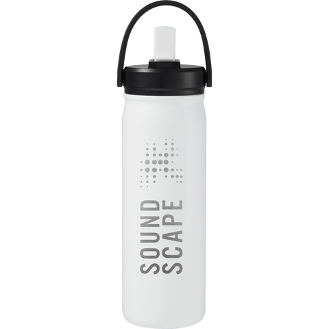 Carpo 20 oz Vacuum Bottle with Straw Lid custom branded promotional drinkware