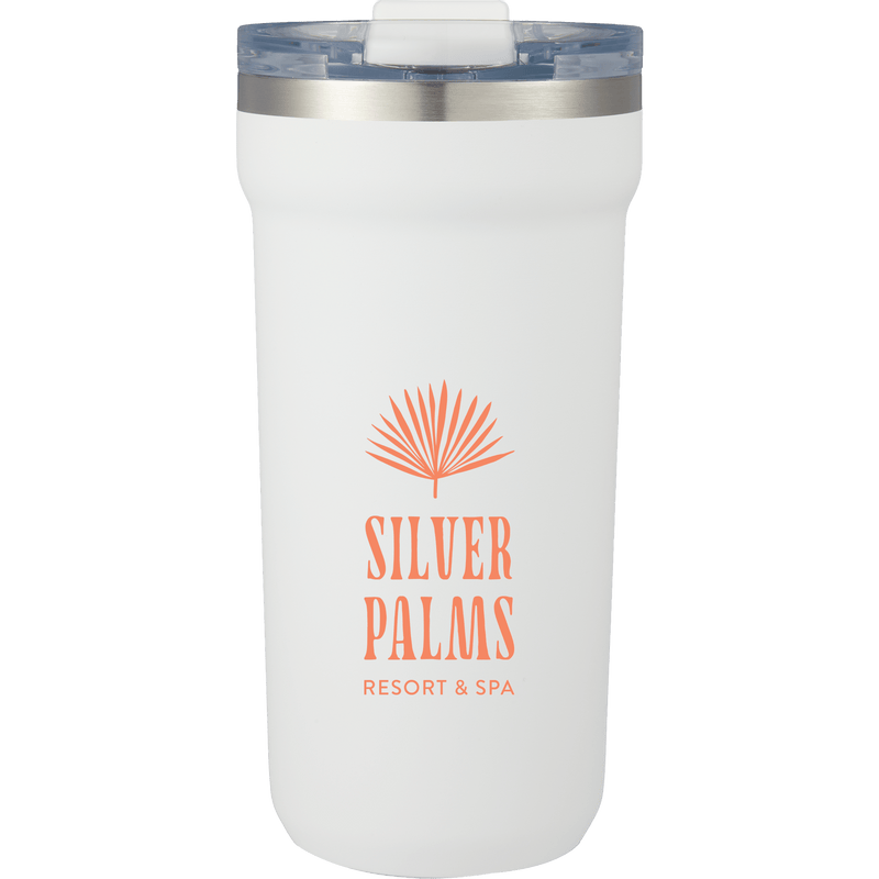 Catone 20 oz Recycled Vacuum Tumbler with Slider Lid custom branded promotional drinkware