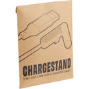 ChargeStand 3-in-1 USB-A & USB-C Fast Charging Cable in Black — supplier blank view