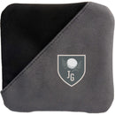 Clean Screen Hand-Held Cleaning Cloth in Black — supplier decorated front view
