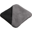 Clean Screen Hand-Held Cleaning Cloth in Black — supplier blank front view