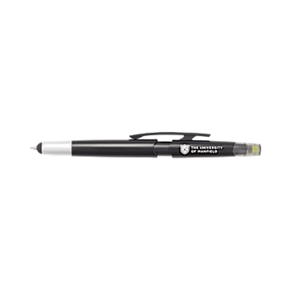 Combo 3-in-1 Recycled Highlighter custom branded promotional pens