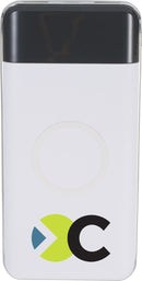 Constant 10000 mAh Wireless Power Bank w/Display 7121-46WH White (WH), supplier product view 1