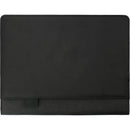10" x 12.5" Vienna Wireless Charging Writing Pad with FSC® Mix Paper, black, blank front view