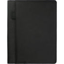 10" x 12.5" Vienna Wireless Charging Writing Pad with FSC® Mix Paper, black, blank front view