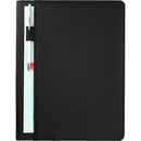 10" x 12.5" Vienna Wireless Charging Writing Pad with FSC® Mix Paper, black, blank front view