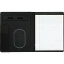 10" x 12.5" Vienna Wireless Charging Writing Pad with FSC® Mix Paper, black, supplier-decorated front view