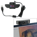 1080P HD Webcam with Microphone, black, supplier-decorated product photograph