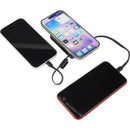 5,000 mAh 15W MagClick™ Power Bank with Wall Plug in Black, supplier blank detail view