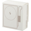 5,000 mAh 15W MagClick™ Power Bank with Wall Plug in Black, supplier blank product detail view