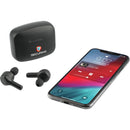 A'Ray True Wireless Auto Pair Earbuds with ANC., black, supplier-decorated product photograph