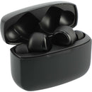 A'Ray True Wireless Auto Pair Earbuds with ANC., black, blank product photograph