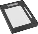 Ambassador Power Gift Set, white, blank front view
