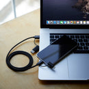 Boost 5-in-1 Long 65W PD Charging Cable, Black, blank supplier product photograph