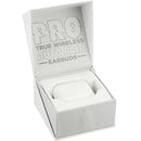 Braavos Pro True Wireless Auto Pair Earbuds, White, blank supplier product photograph