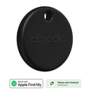 Chipolo POP in Black, supplier blank angled view