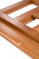Desk Sense FSC® 100% Wood Laptop Stand in Wood, supplier blank product detail view