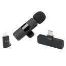 Duo Talk Wireless Microphone, Black, blank front view