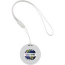 Find It All Platform-Agnostic Bluetooth Tracker in White, supplier decorated front view