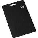 Find My Wallet Bluetooth Tracker, Black, blank front view