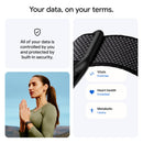 Google Fitbit Air, black, blank product photograph